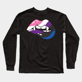 Vampire lips Long Sleeve T-Shirt